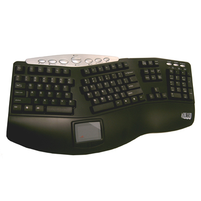 Adesso Inc. PCK308B PS/2-PS/2 Black Ergo Design