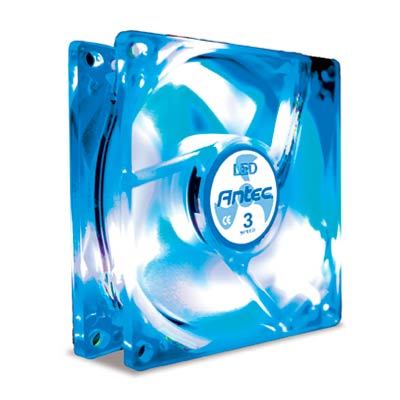 Antec Inc 761345750240 TriCool 120mm Blue LED Fan