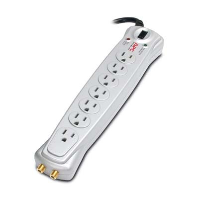 American Power Conversion-APC P7V 7 Outlet 480J A/V Surge
