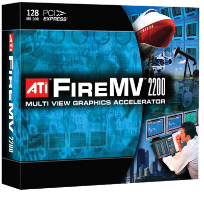 ATI 100505141 FireMV 2200 PCIE 64M DDVI RoHS