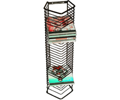 Atlantic 1209 Onyx Black Wire CD Rack