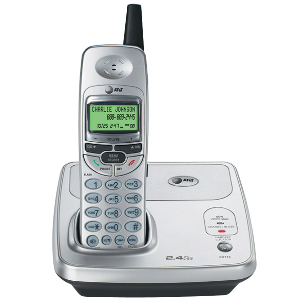 AT&T E2116 Cordless Telephone With Caller ID And Call Waiting