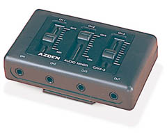 Azden CAM3 On-Camcorder Mini Audio Mixer