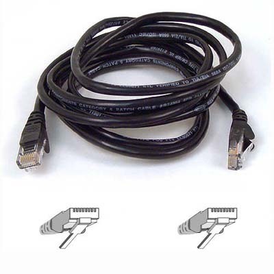 Belkin A3L79150BLKS 50' CAT5E Patch- Black