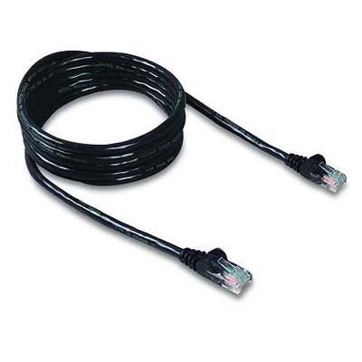 Belkin A3L98025BLKS 25' CAT6 Snagless - Black