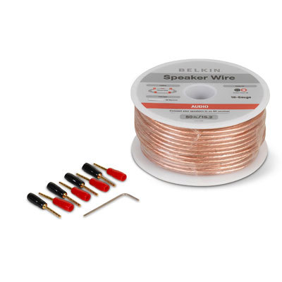 Belkin AM2300550SN 50' 16AWG Speaker Wire