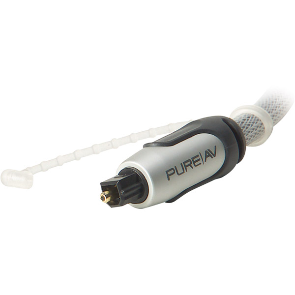 PureAV AV5000004 Silver Series Toslink� Fiber Optic Digital Interconnect
