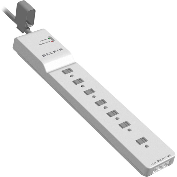 Belkin BE10720006 7-Outlet Surge Suppressor with Phone/Modem Protection