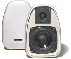 BIC America DV32W 3 1/2" 2-Way Compact Shielded 125-Watt Speakers