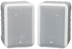 BIC AMERICA RTRV442W BIC AMERICA RTRV44-2W Indoor/Outdoor 3-Way Speakers (White)