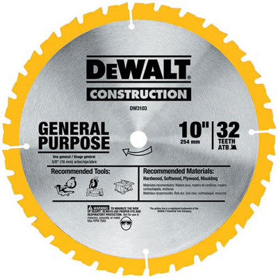 Black & Decker DW3106 10" 60T Miter Blade