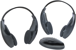BOSS AUDIO HSIR BOSS AUDIO HS-IR WIRELESS HEADPHONES WITH INFRARED TRANSMITTER