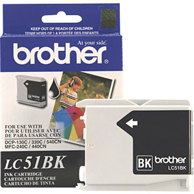 Brother International LC51BK Blk Ink MFC240c/440cn/665cw