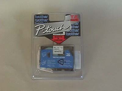 Brother International TZ241 Black on White 3/4" Tape