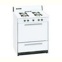 Brown WEM610 24" Electric Range, Prop Rod, 2 Racks, Storage; White