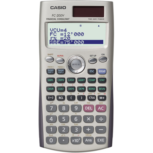 Casio FC200V Scientific Calculator