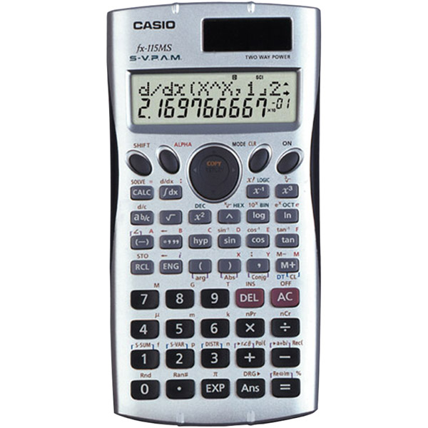Casio FX115MS Scientific Calculator