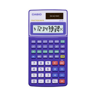 Casio FX55BLUE Fraction Mate Calculator