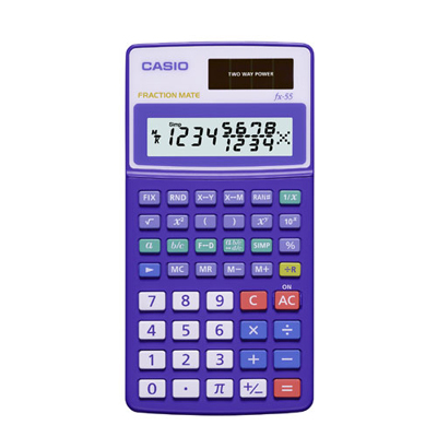 Casio FX55BUTP Fraction Scientific-Teacher Pk