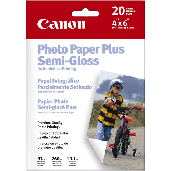 Canon 1686B014 4" x 6" Photo Paper Plus Semi-Gloss
