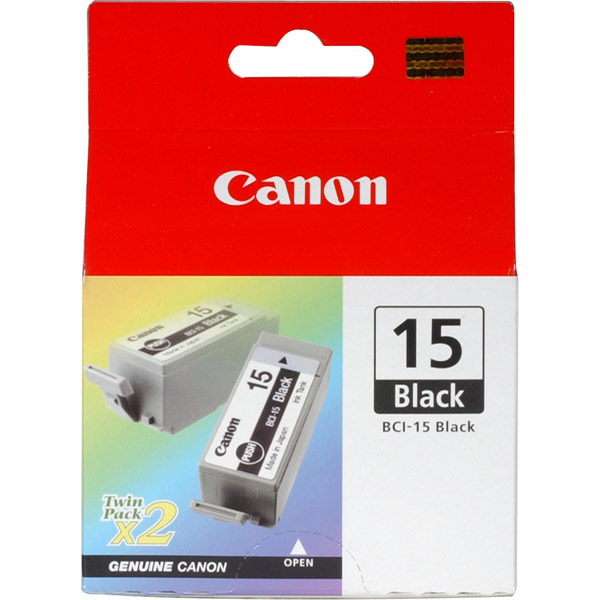 Canon BCI15BLACK Black Ink Cartridges