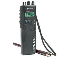 Cobra HH38WXST Hand-Held CB Radio with 10 Weather Channels