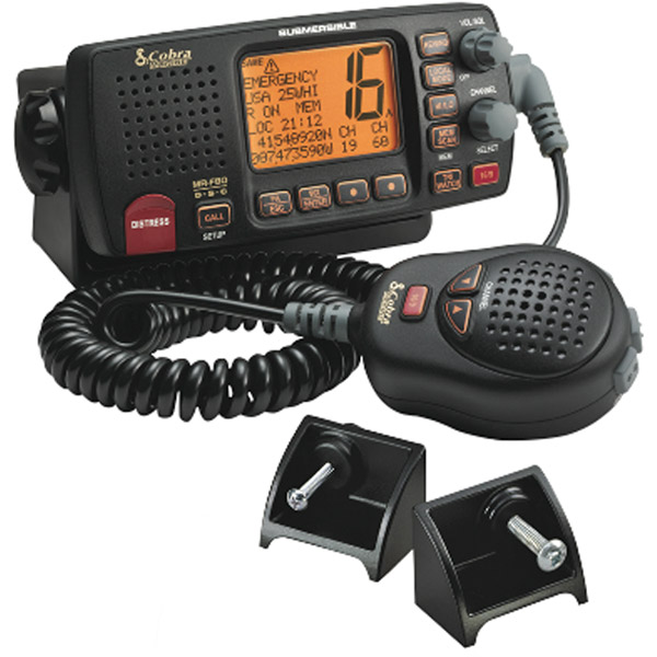 Cobra MRF80B Rewind-Say-Again� Fixed Marine VHF Transceiver with Tri-Watch and PA